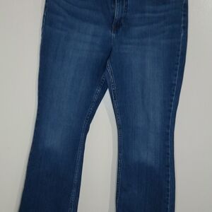 Lee Regular Fit Women's Dark Blue Boot Cut Denim Jeans .